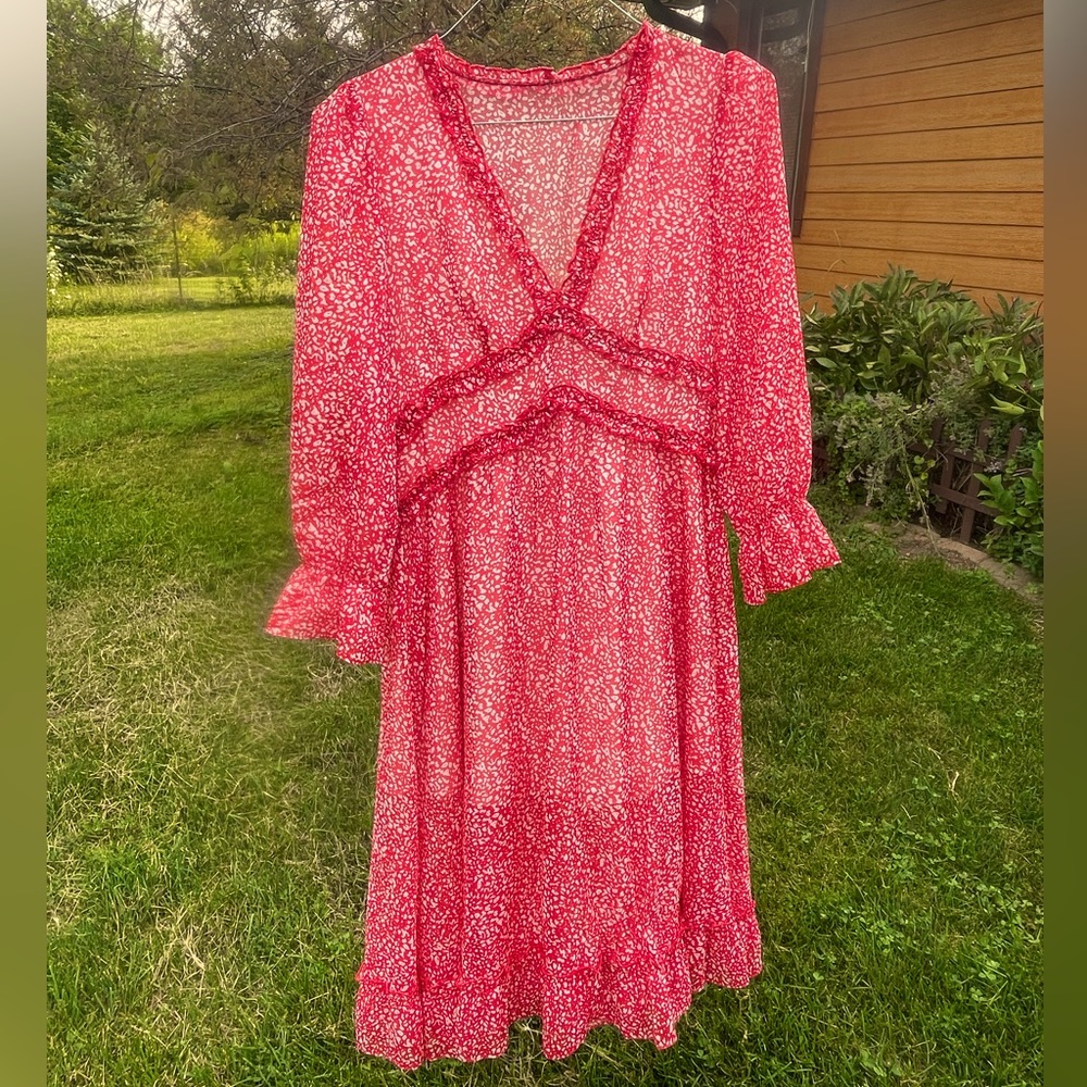 Olaesa red dress Size Medium
